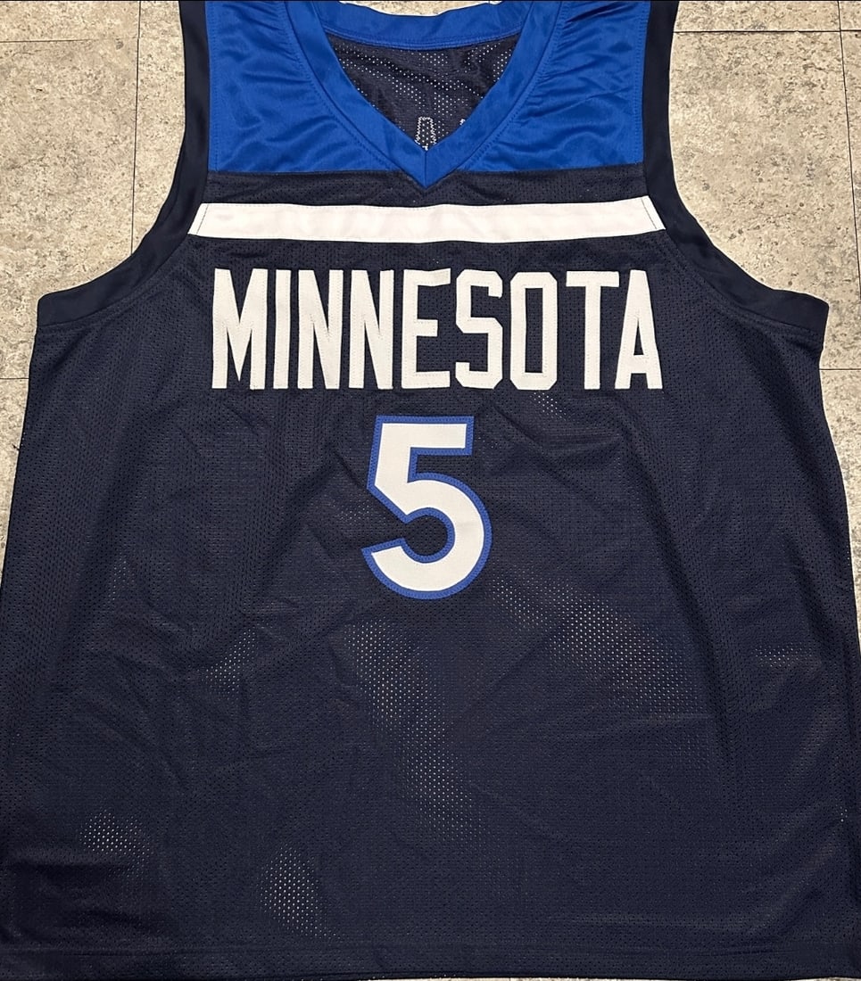 Anthony Edwards Minnesota Timberwolves Autographed Custom Basketball Jersey coa - 3