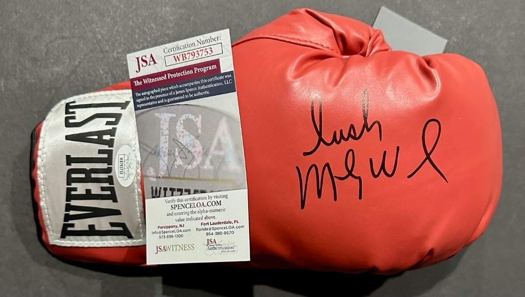 Micky Ward Autographed Everlast Boxing Glove coa - 2