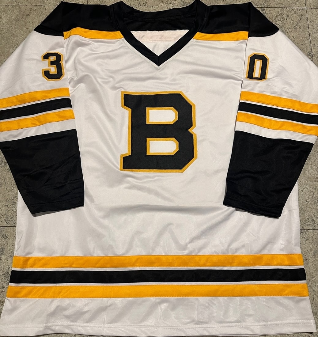 Tim Thomas Boston Bruins Autographed Custom Hockey Jersey JSA coa - 3