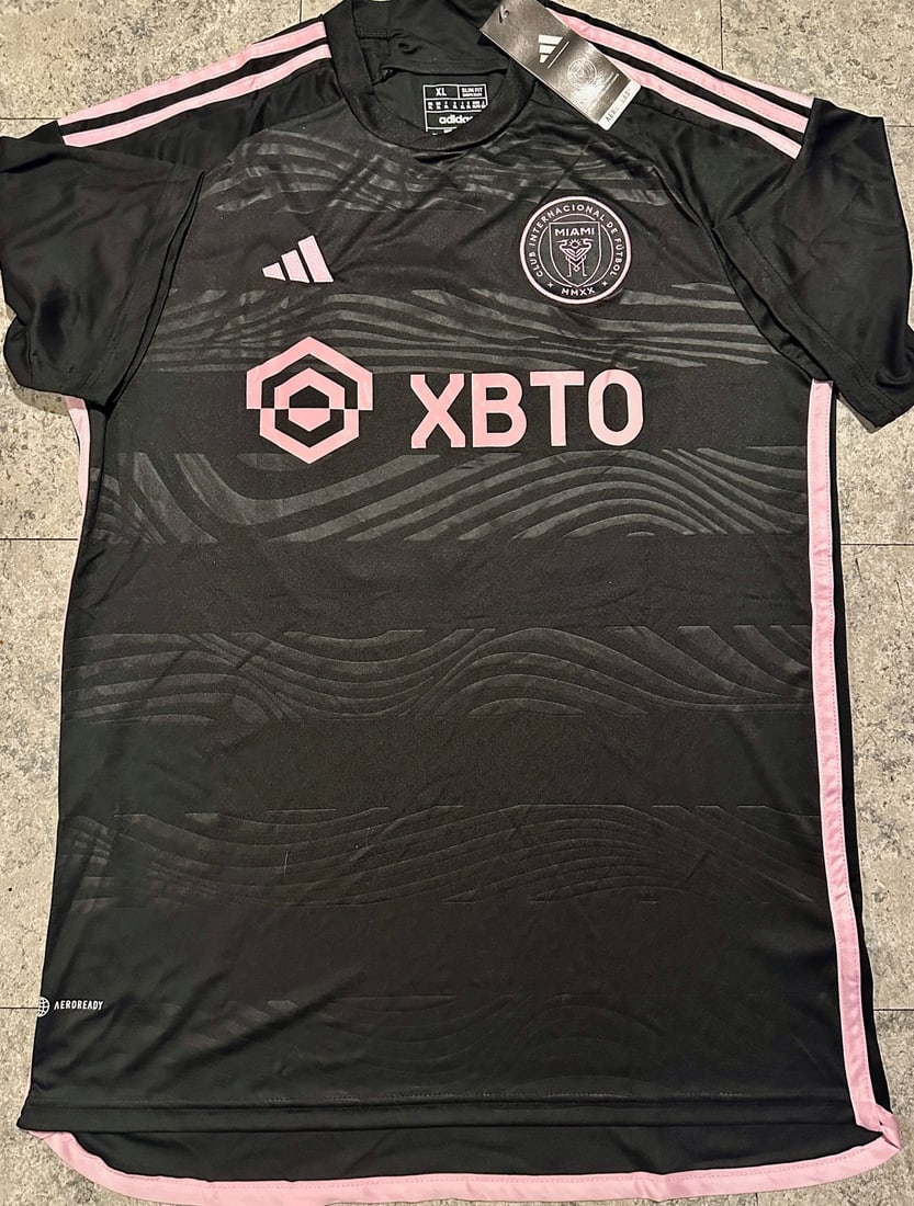 Lionel Messi Inter Miami FC Autographed 2023 Adidas Away Soccer Jersey LOA - 4