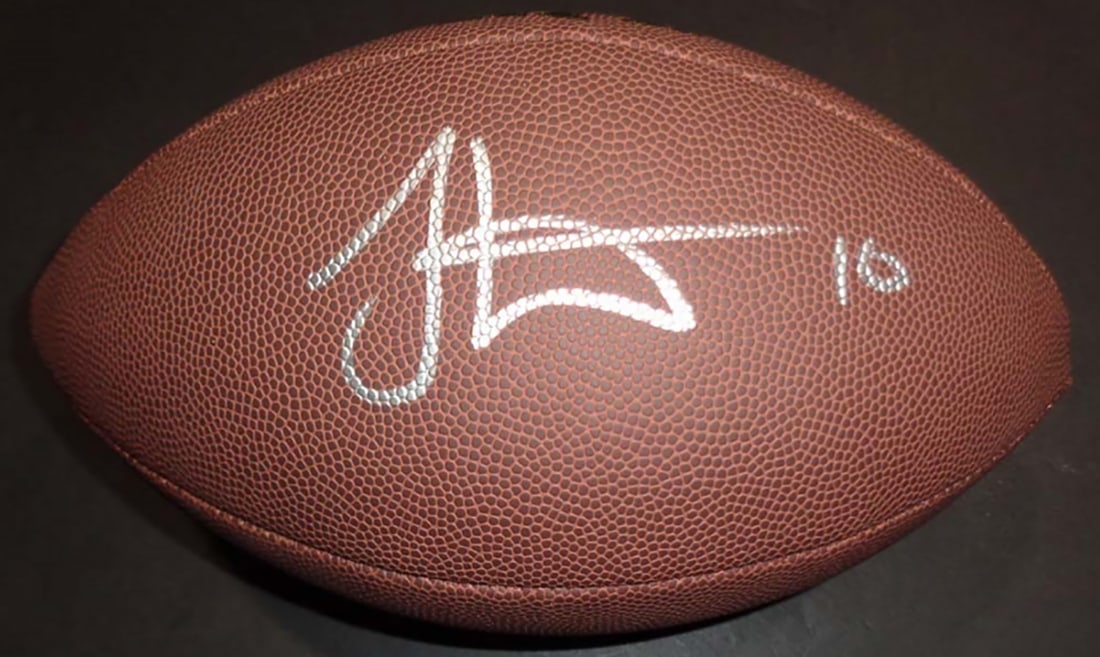 Tyreek Hill Miami Dolphins Autographed Wilson Football coa: Tyreek Hill Miami Dolphins Autographed Wilson Football GA coa - Autograph Location & coa # may vary