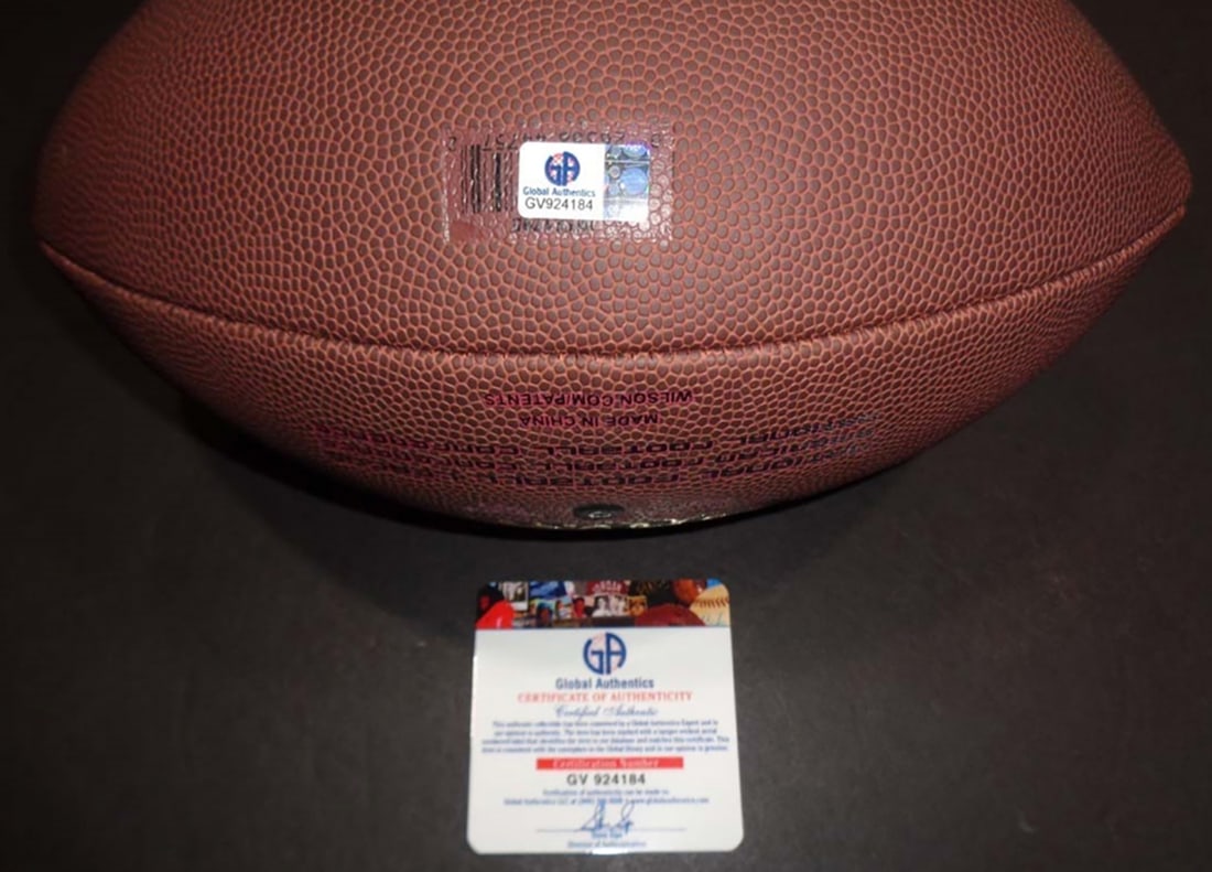 Tyreek Hill Miami Dolphins Autographed Wilson Football coa - 2