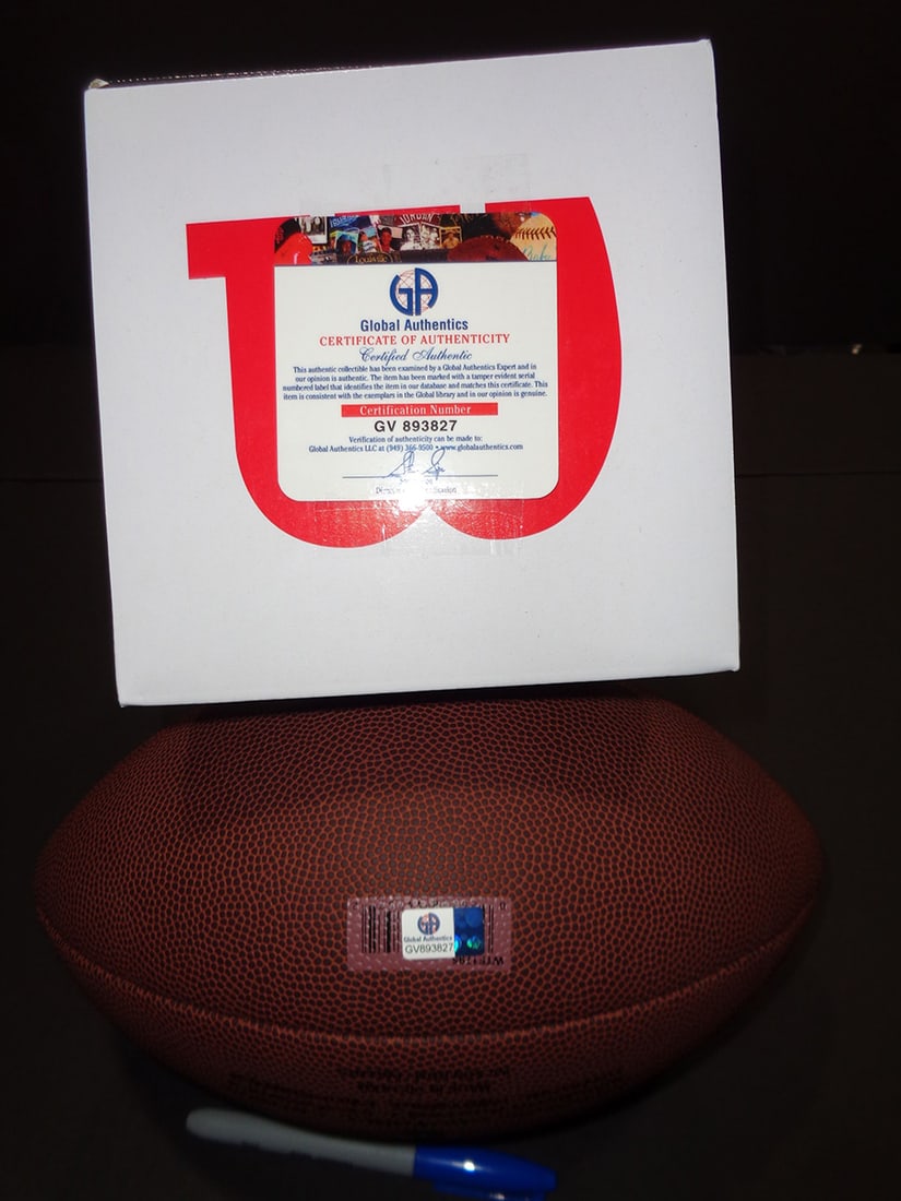 Von Miller Denver Broncos Autographed Wilson Football coa - 2