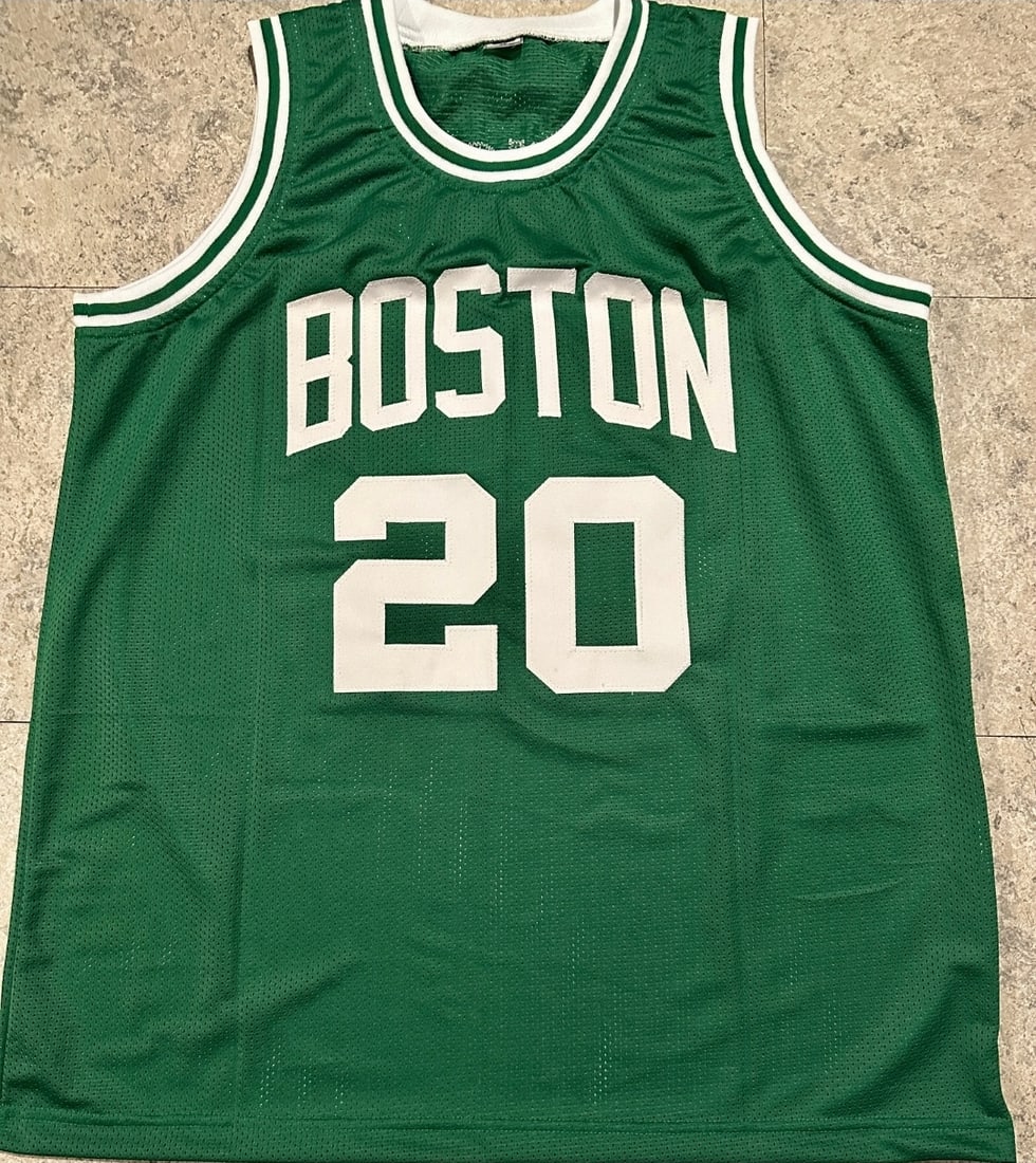 J.D. Davison Boston Celtics Autographed Custom Basketball Jersey JSA coa - 3