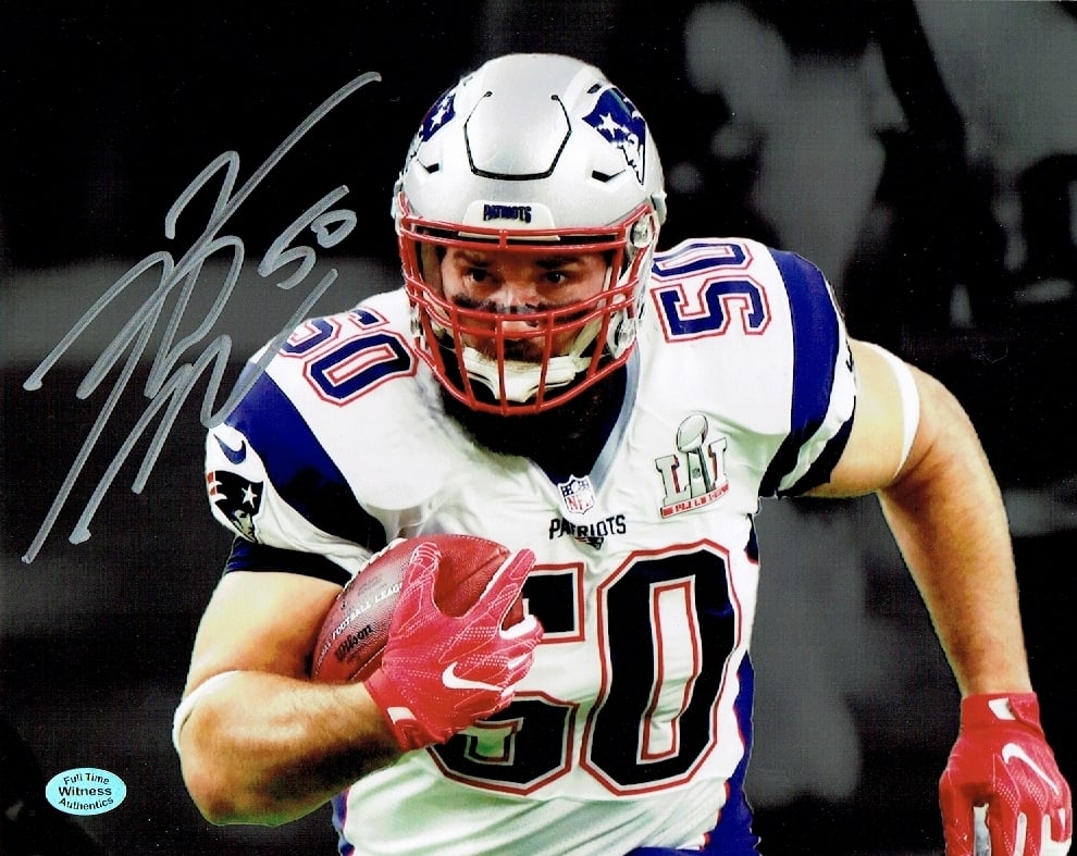 Rob Ninkovich New England Patriots Autographed 8x10 Photo coa: Rob Ninkovich New England Patriots Autographed 8x10 Photo w/Full Time Authentics coa - Autograph Location may vary