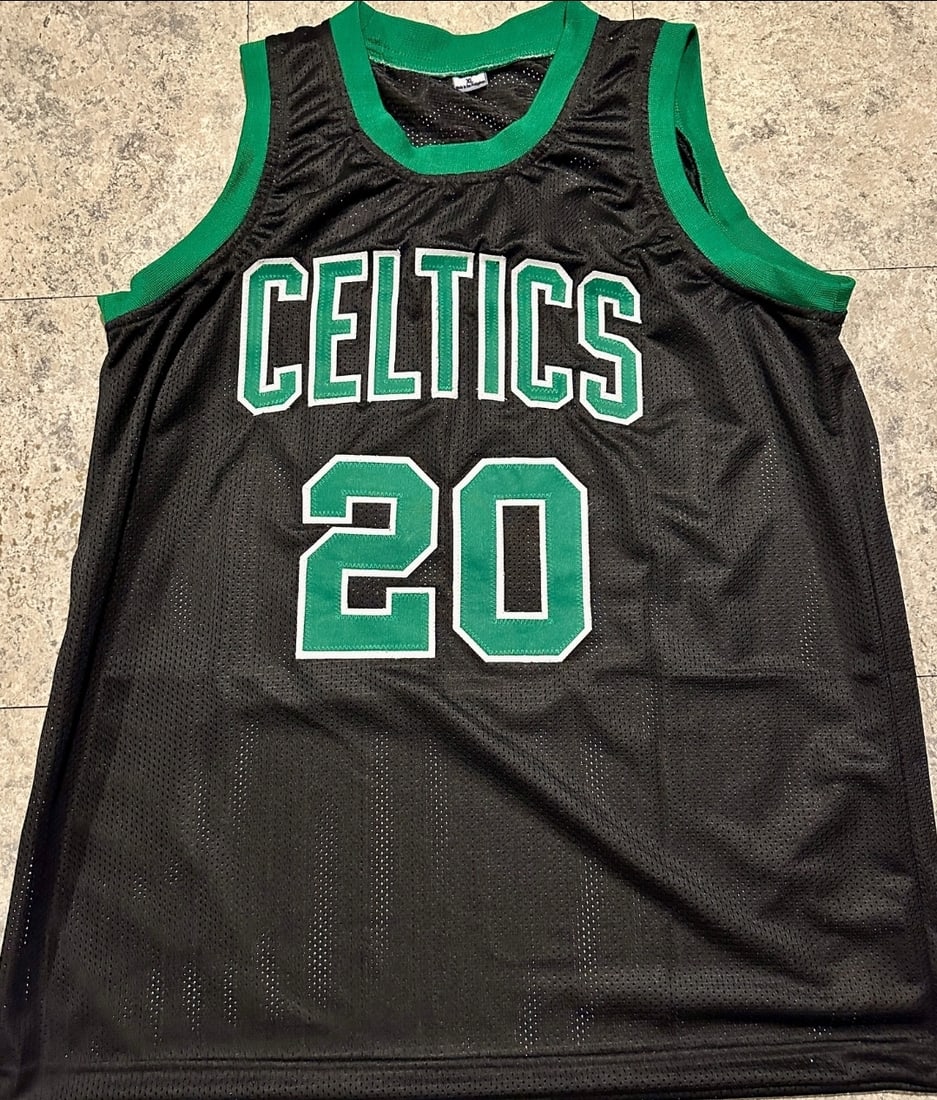 J.D. Davison Boston Celtics Autographed Custom Basketball Jersey JSA coa - 3