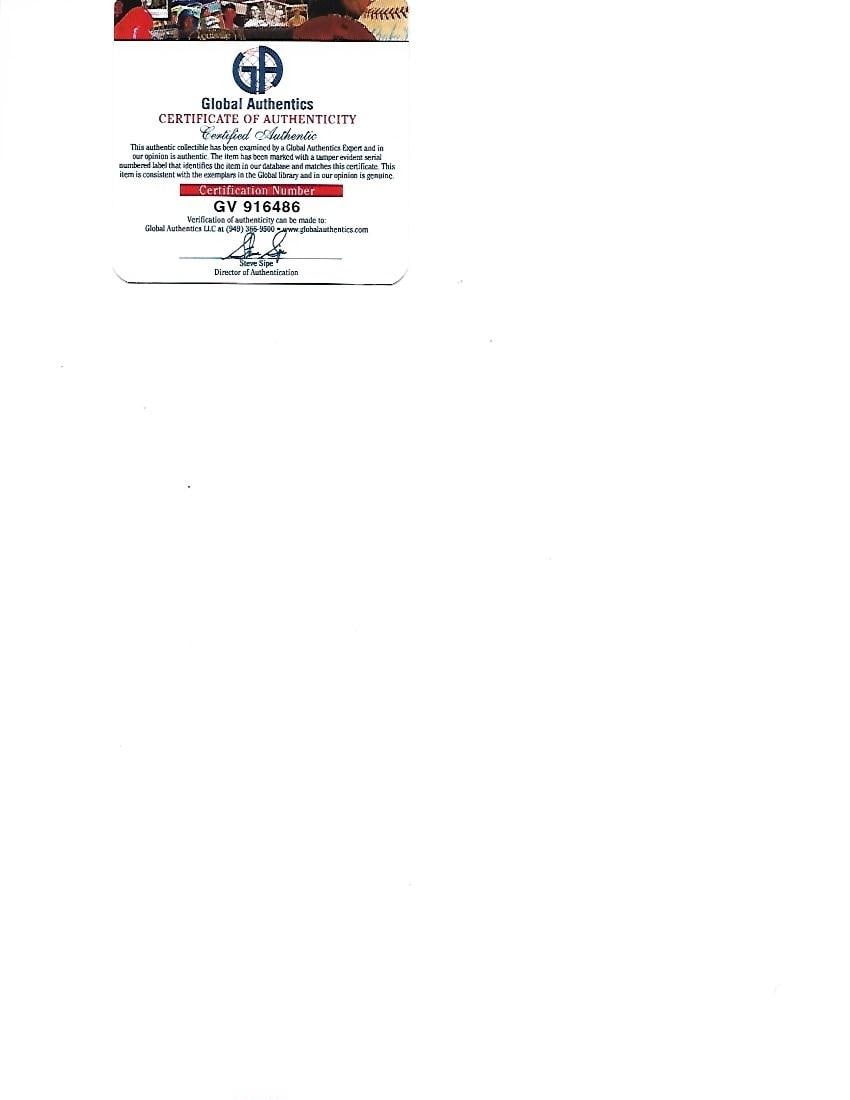 Henrik Lundqvist New York Rangers Autographed 8x10 Photo coa - 2