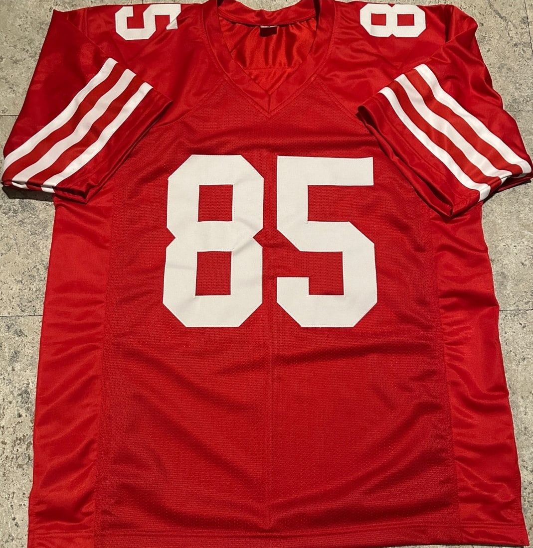 George Kittle San Francisco 49ers Autographed Custom Football Jersey coa - 3