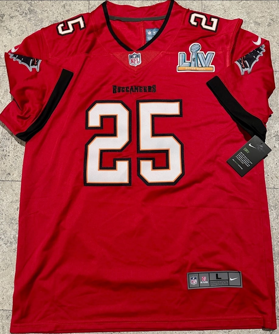 LeSean McCoy Tampa Bay Buccaneers Autographed Custom Football Jersey JSA coa - 3