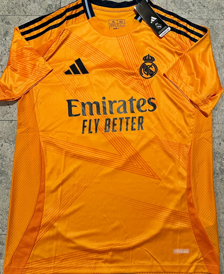 Kylian Mbappe Real Madrid Autographed 2024-25 Adidas Away Jersey coa - 3