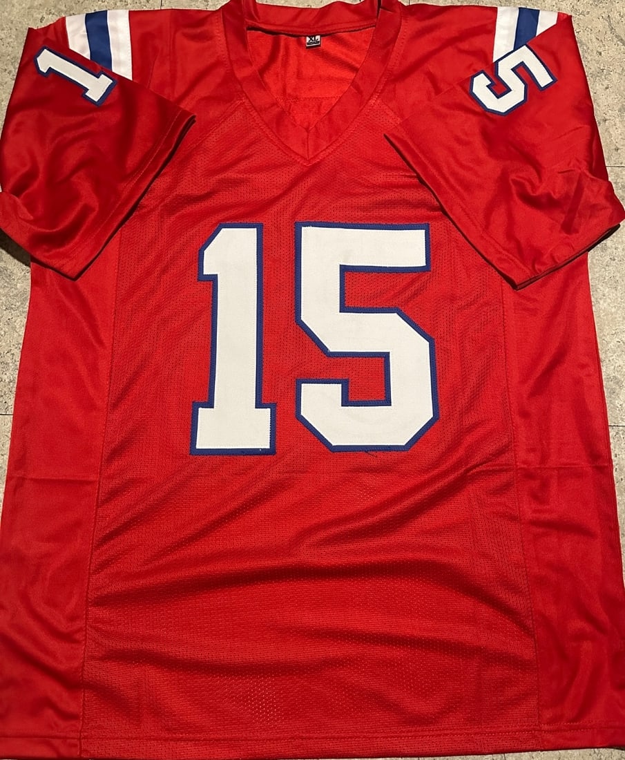 Chris Hogan New England Patriots Autographed & Insc Custom Football Jersey JSA coa - 3