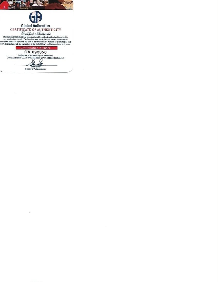 Cristiano Ronaldo Real Madrid Autographed 8x10 Photo coa - 2