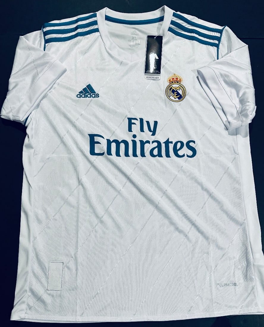 Cristiano Ronaldo Real Madrid Autographed 2014-15 Adidas Home Soccer Jersey coa - 3