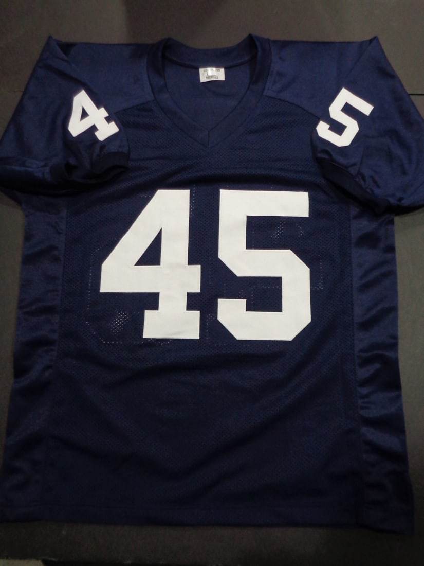 Rudy Ruettiger Notre Dame Fighting Irish Autographed Custom Football Jersey JSA coa - 3