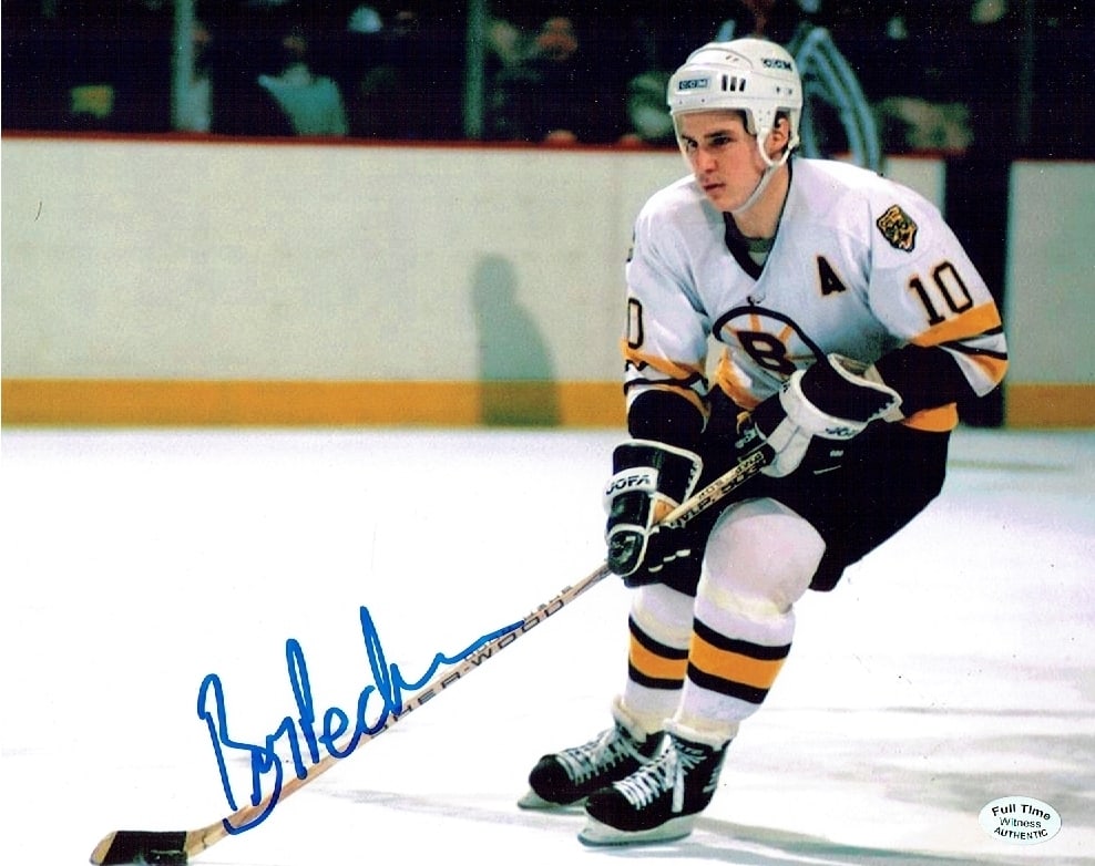 Barry Pederson Boston Bruins Hand Signed 8x10 Photo coa: Barry Pederson Boston Bruins Hand Signed 8x10 Photo Full Time Authentics coa - Autograph Location may vary 
