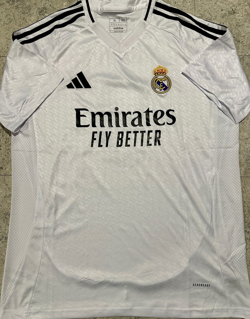 Kylian Mbappé Real Madrid Autographed Home 2024-25 Adidas Jersey coa - 3