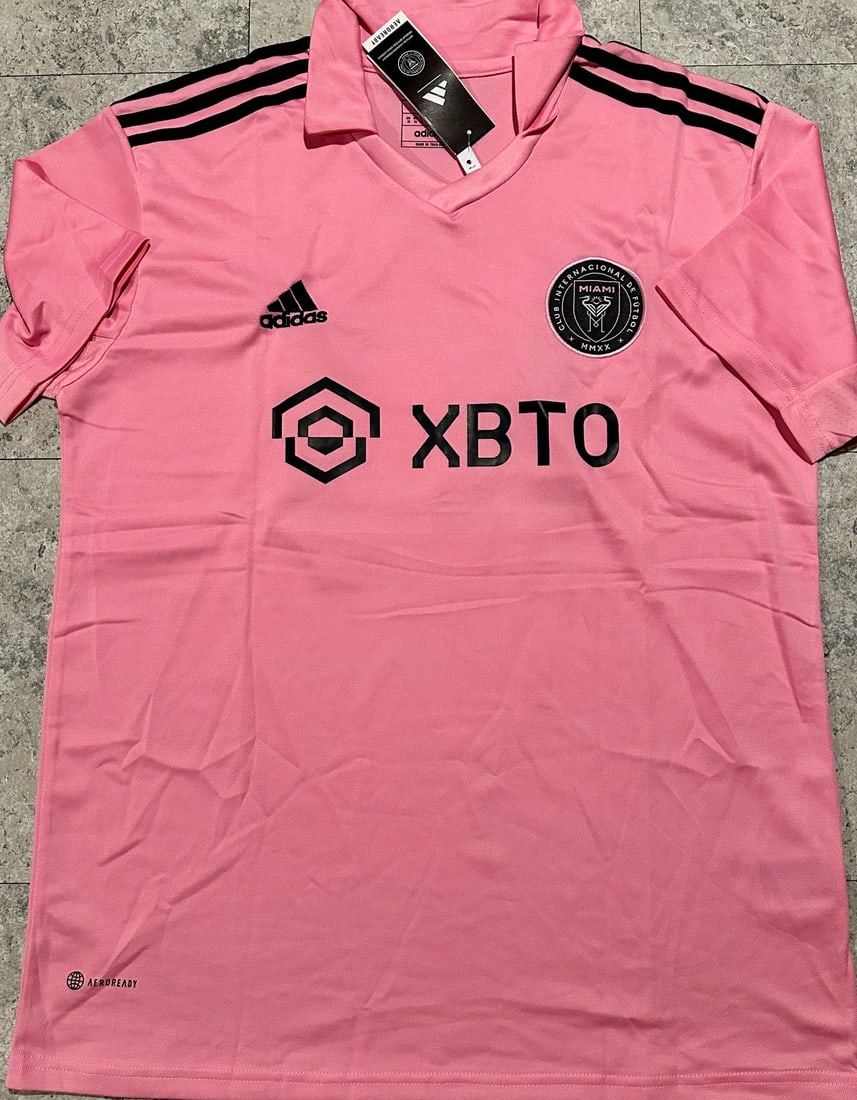 Lionel Messi Inter Miami FC Autographed Away 2023 Adidas Soccer Jersey LOA - 4