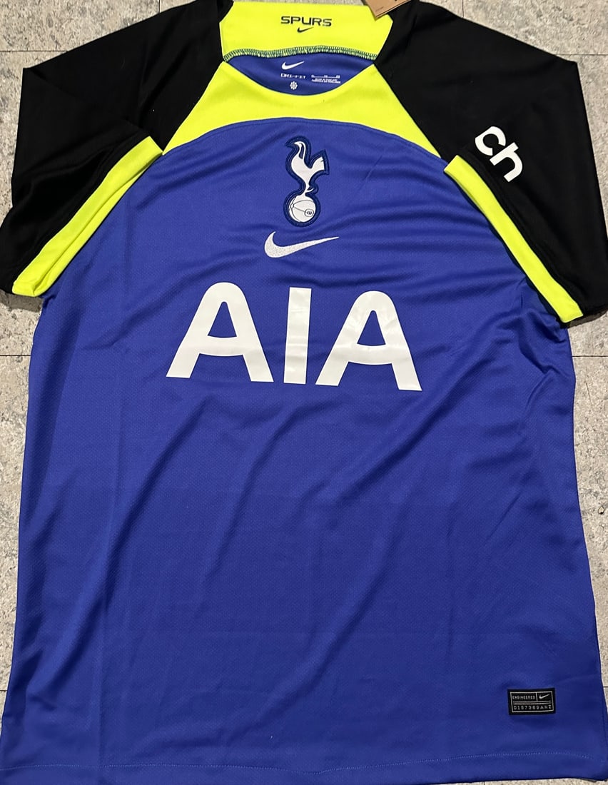 Autographed Harry Kane Tottenham Hotspur 2022-23 Nike Third Soccer Jersey COA - 3