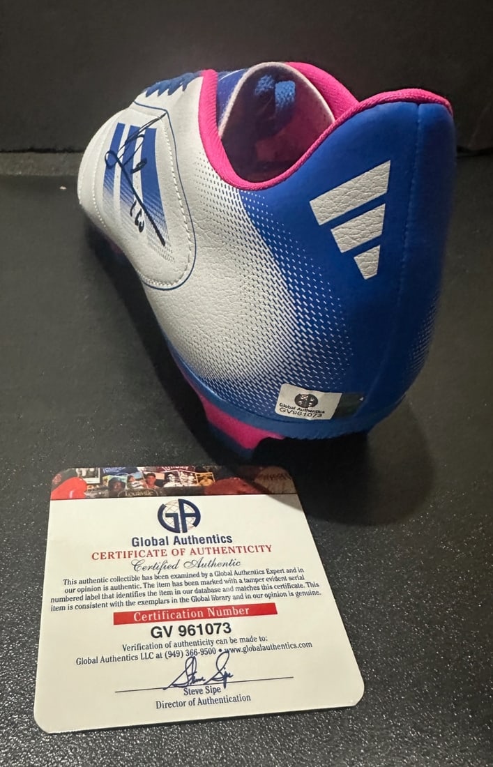 Autographed Lionel Messi Inter Miami CF Adidas Soccer Cleat coa - 2