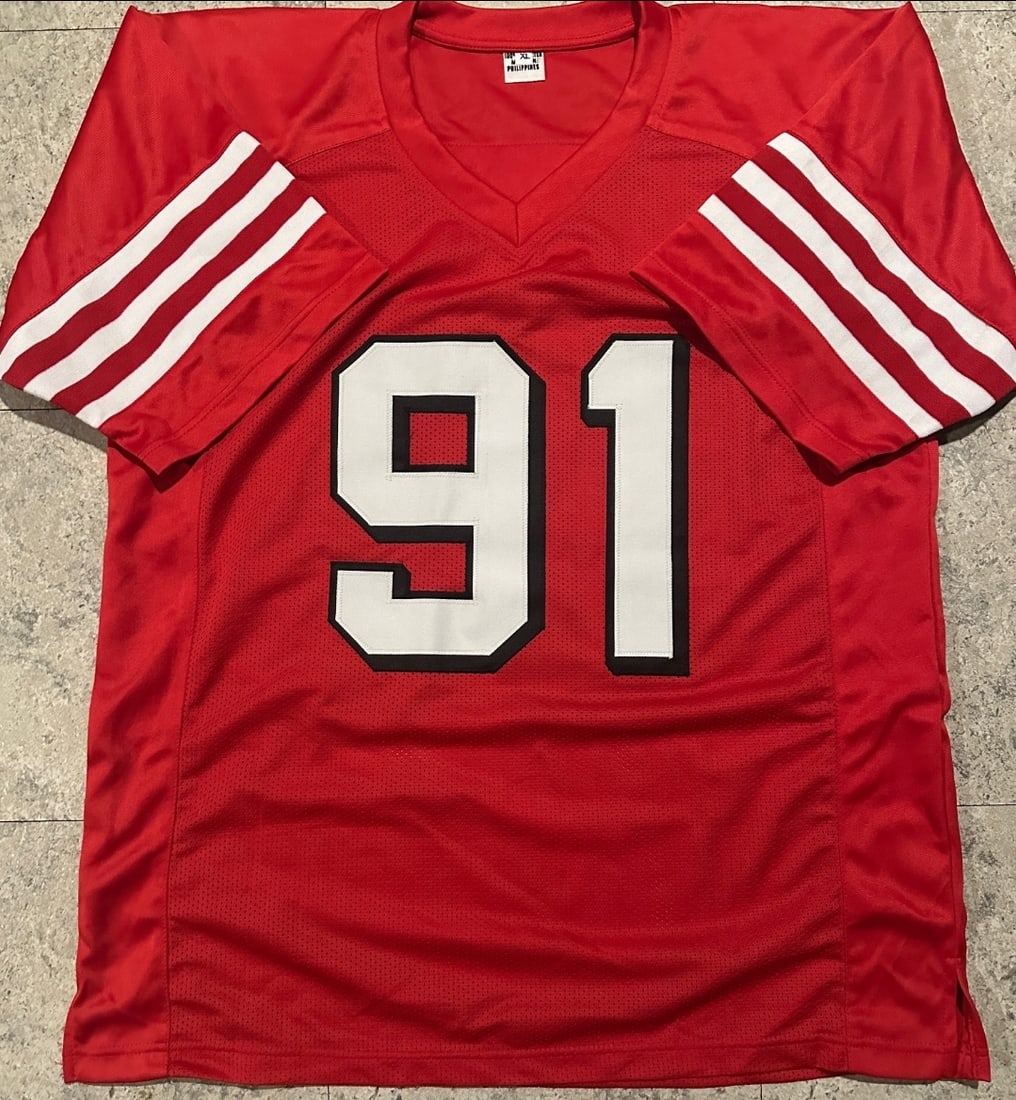 Autographed Arik Armstead 49ers Custom Football Jersey BECKETT HOLOGRAM - 3