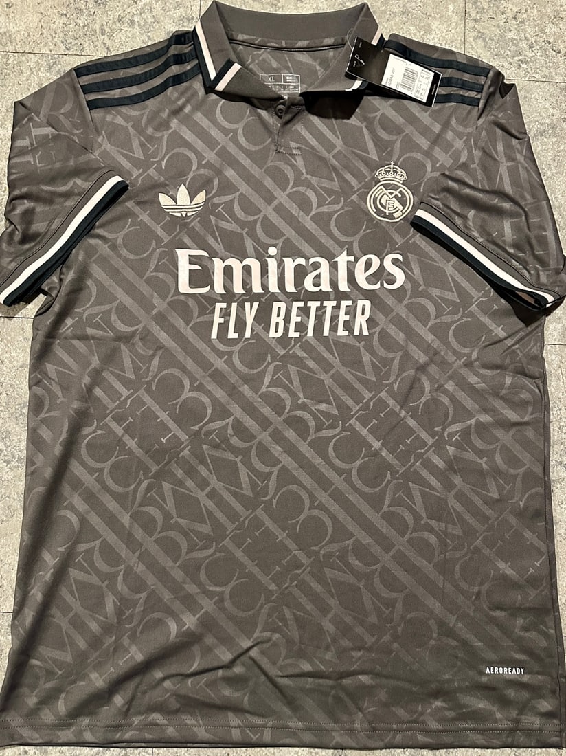 Autographed Kylian Mbappe Real Madrid 2024-25 Adidas 3rd Jersey COA - 3