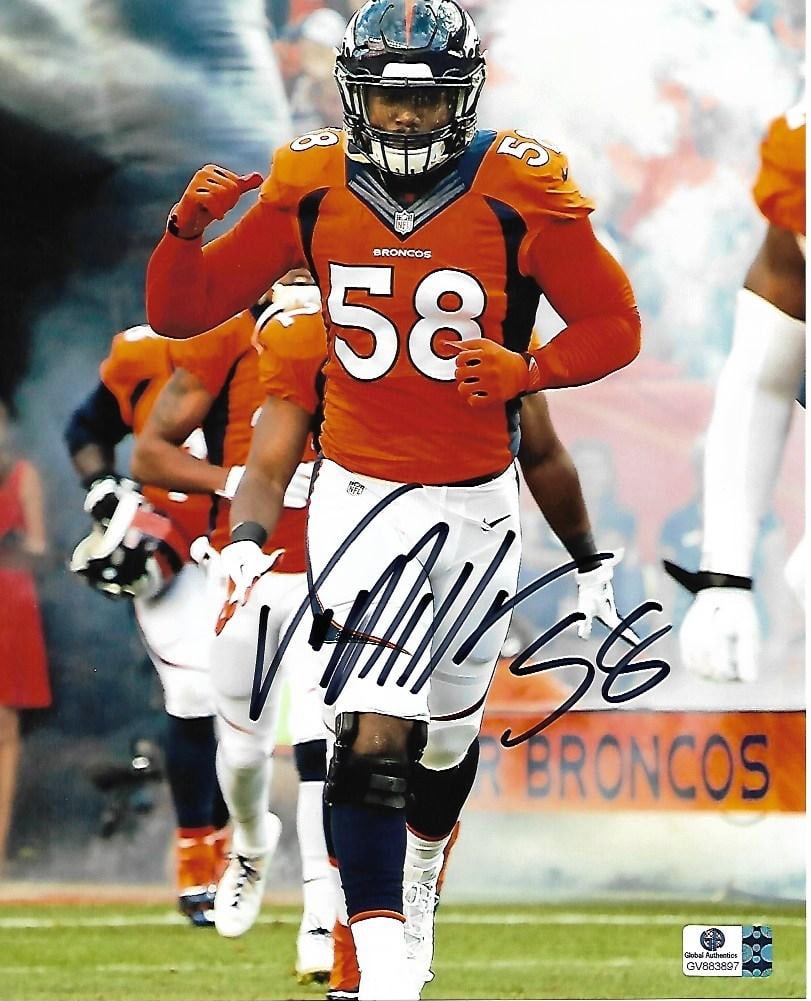 Autographed Von Miller Denver Broncos 8x10 Photo coa: Autographed Von Miller Denver Broncos 8x10 Photo GA coa - Autograph Location & coa # may vary 