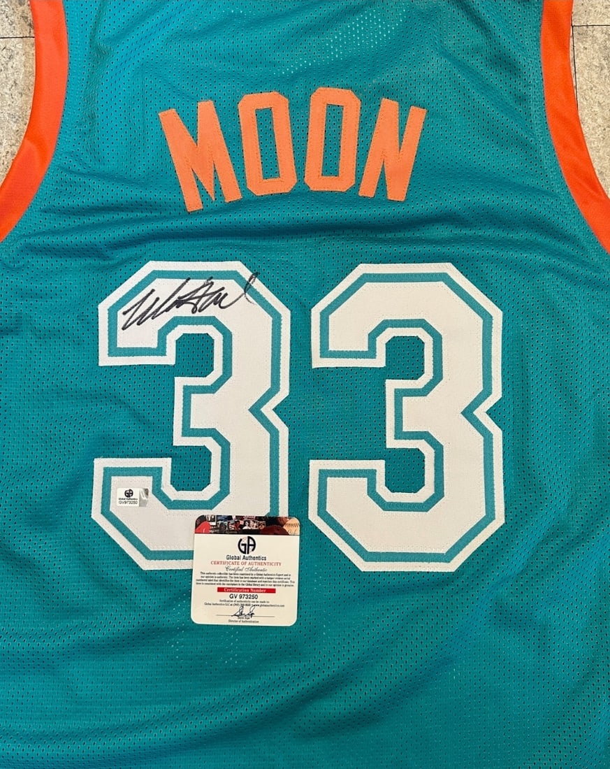 Autographed Will Farrell Jackie Moon 'SEMI PRO' Custom Basketball Jersey COA - 2