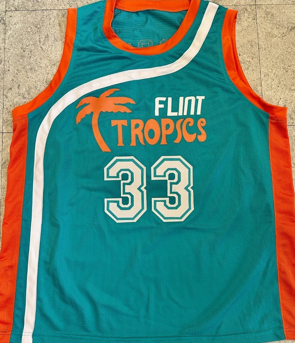 Autographed Will Farrell Jackie Moon 'SEMI PRO' Custom Basketball Jersey COA - 3