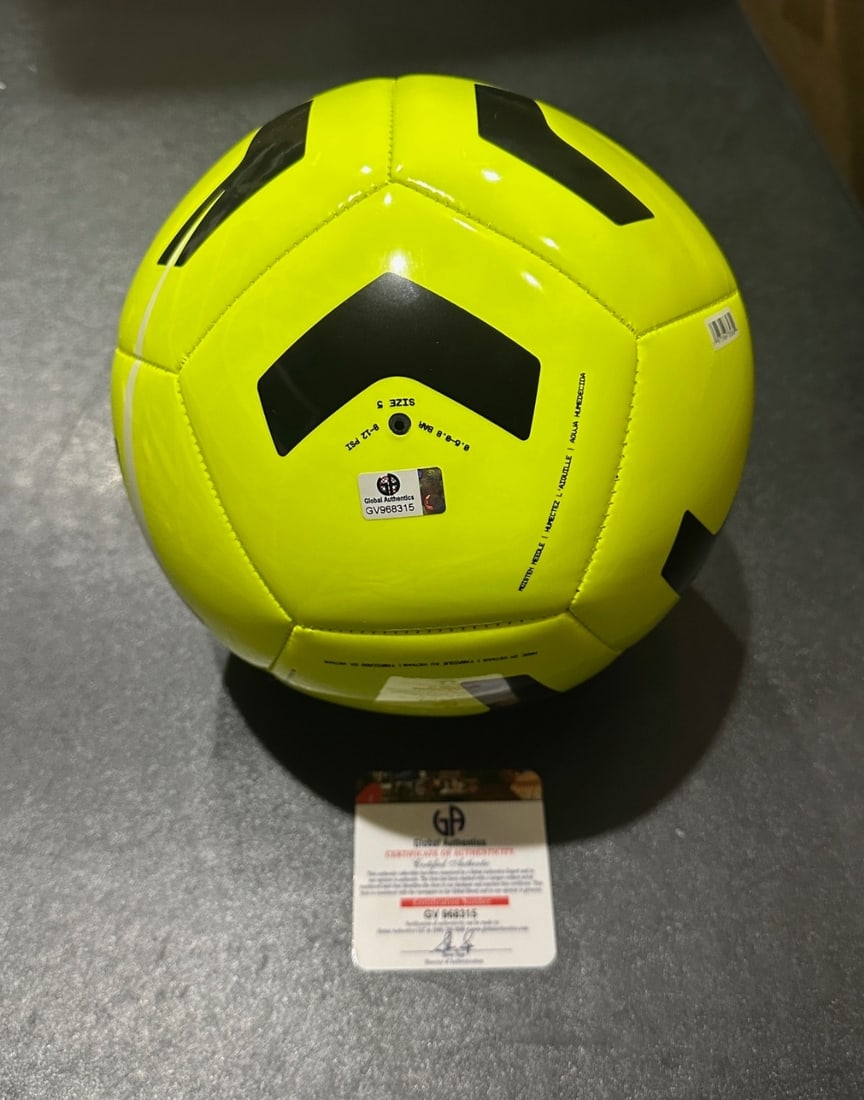 Autographed Erling Haaland Manchester City Nike Soccer Ball coa - 2