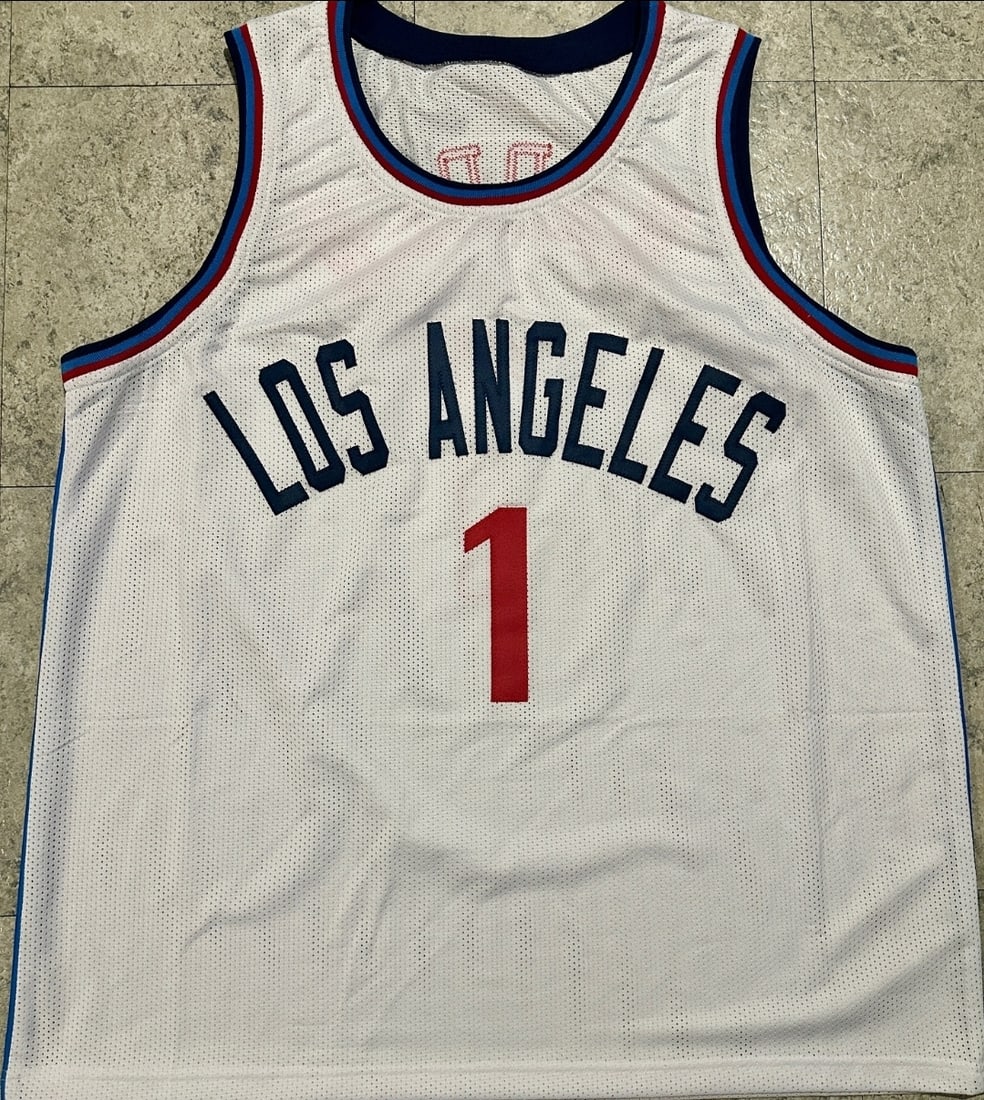 Autographed James Harden Clippers Custom Basketball Jersey COA - 3