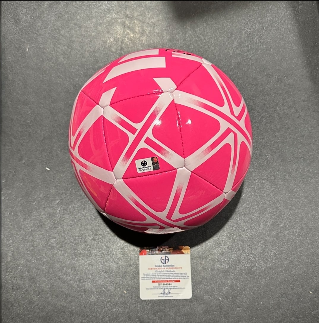 Autographed Lionel Messi Inter Miami CF Adidas Soccer Ball coa - 2