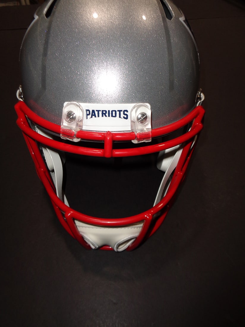 Autographed Julian Edelman New England Patriots Riddell Replica Full Size Helmet coa - 2