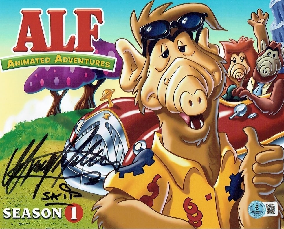 Autographed & Inscribed Greg Morton Skip 8x10 ALF The Animated Series Photo Beckett Hologram: Autographed & Inscribed "SKIP" Greg Morton 8x10 ALF The Animated Series Photo BECKETT QR HOLOGRAM (THERE IS NO COA CARDS WITH QR CODE HOLGRAMS - SCAN QR CODE WITH CAMERA TO VERIFY AUTHENTICITY) -
