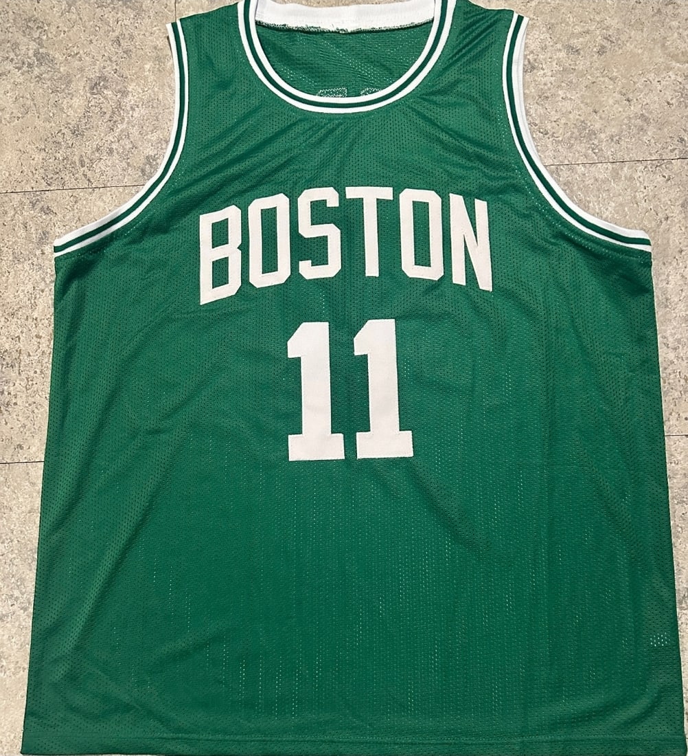 Autographed Dana Barros Boston Celtics Custom Basketball Jersey JSA COA - 3