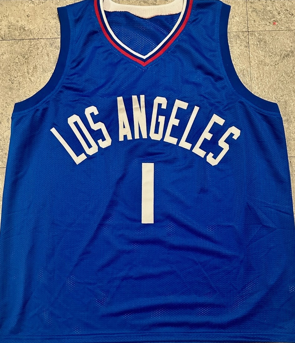 Autographed James Harden Los Angeles Clippers Custom Basketball Jersey COA - 3