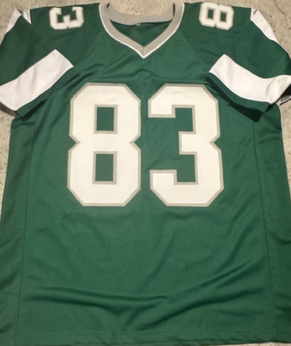 Autographed & Inscribed Vince Papale Philadelphia Eagles Custom Football Jersey JSA COA - 3