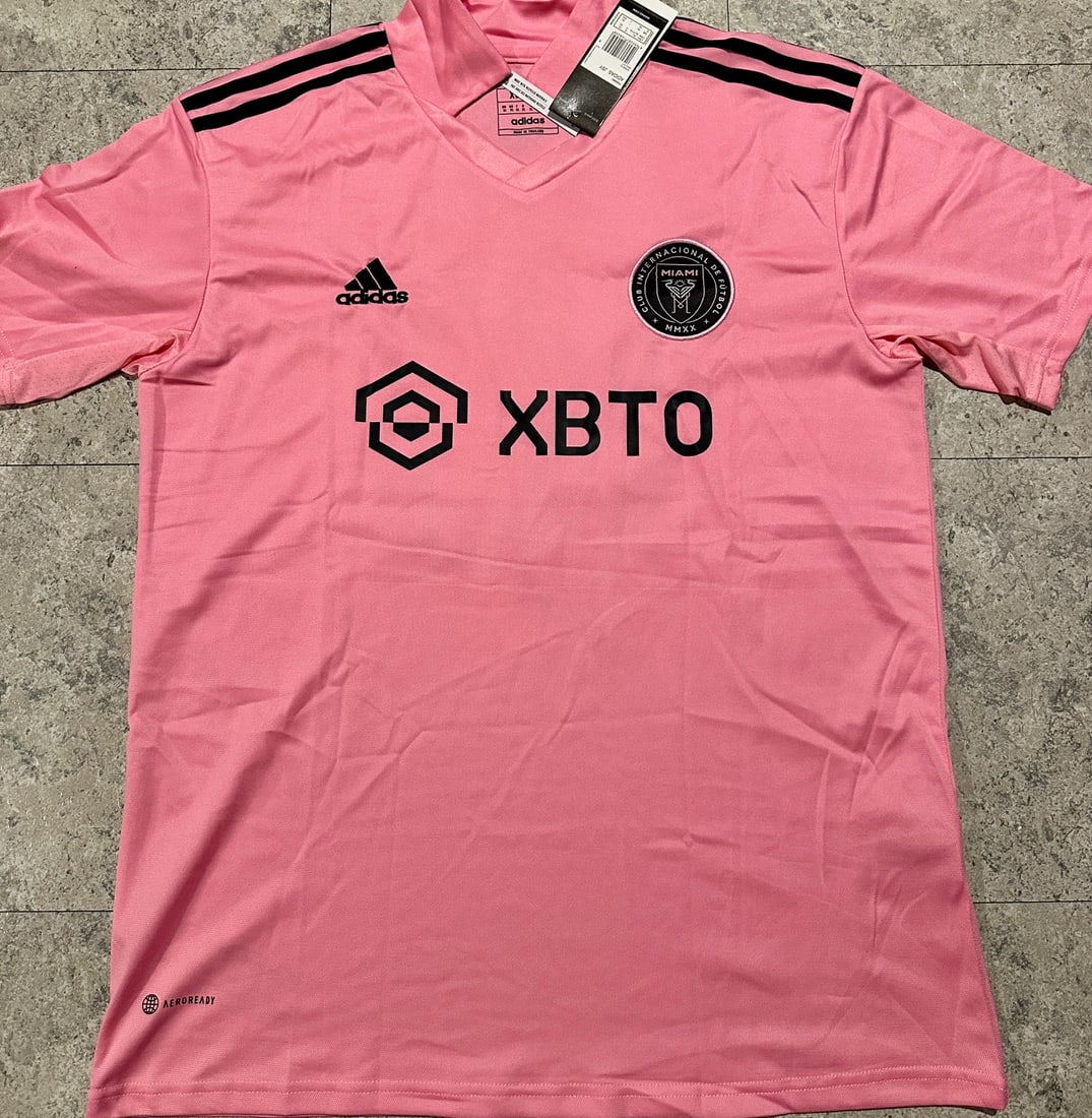 Lionel Messi Inter Miami CF Autographed 23 Adidas Home Soccer Jersey LOA - 3