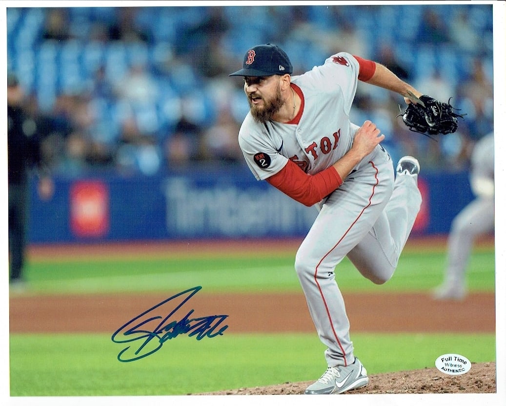 John Schreiber Boston Red Sox Autographed 8x10 Photo coa (1 of 2)