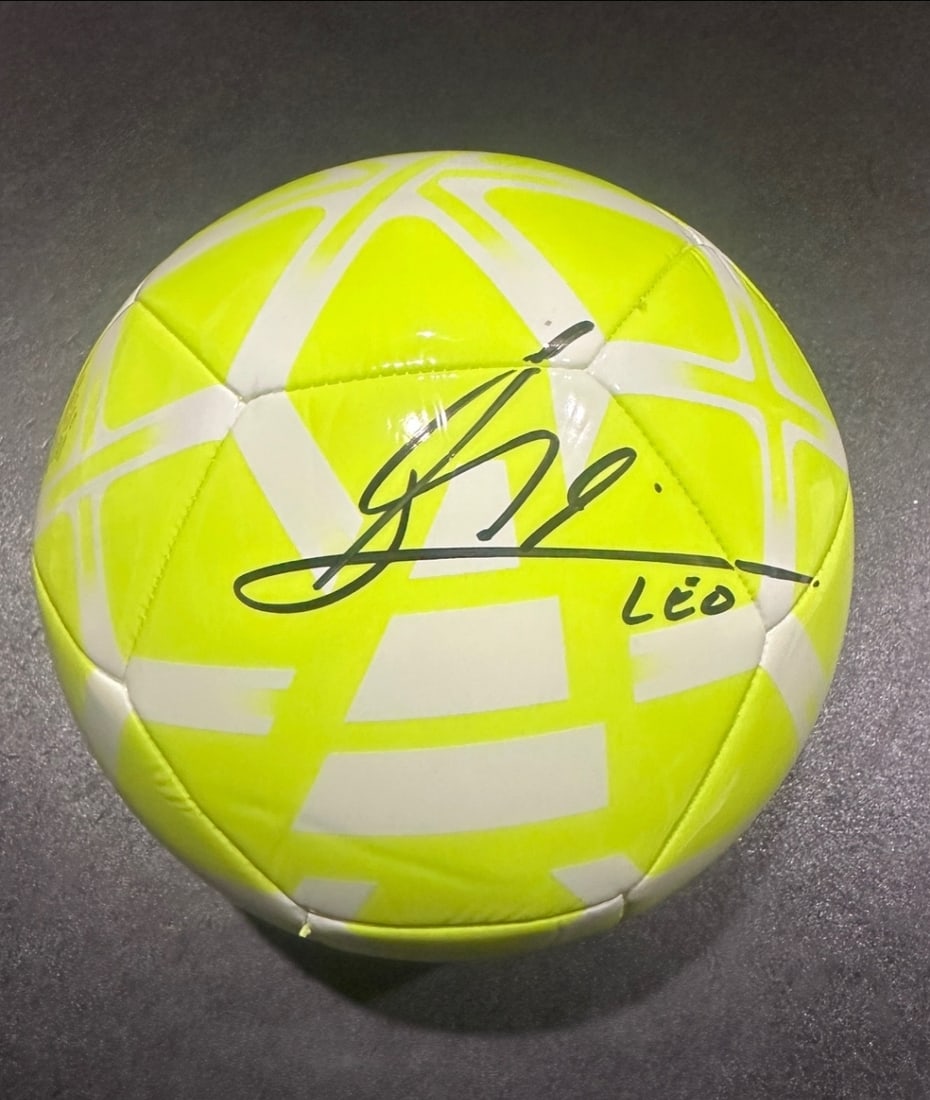 Lionel Messi Inter Miami CF Autographed Adidas Soccer Ball coa: Lionel Messi Inter Miami CF Autographed Adidas Soccer Ball GA coa - Autograph Location & coa # may vary