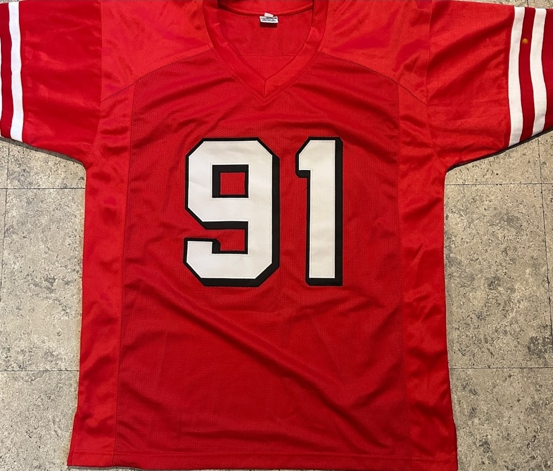 Arik Armstead San Francisco 49ers Autographed Custom Football Jersey Beckett Hologram - 3