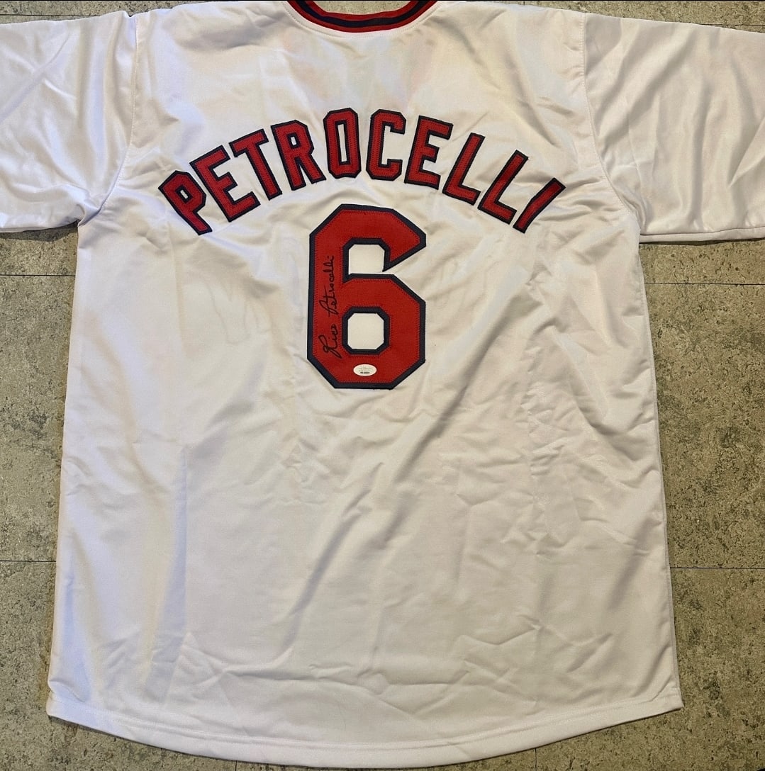 Rico Petrocelli Boston Red Sox Autographed Custom Baseball Jersey JSA coa: Rico Petrocelli Boston Red Sox Autographed Custom Baseball Jersey JSA Witnessed coa - JERSEY SIZE EXTRA LARGE - CUSTOM JERSEY MEANS NO LOGOS, NO TEAM NAMES, & NO BRAND NAMES 