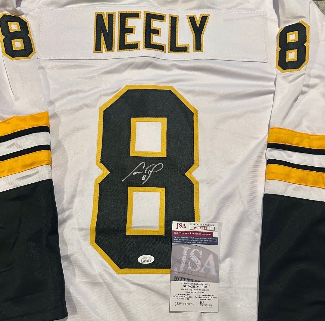 Cam Neely Boston Bruins Autographed Custom Hockey Jersey JSA coa - 2