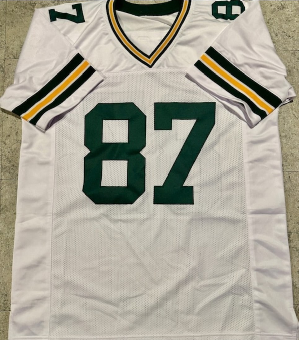 Jordy Nelson Green Bay Packers Autographed Custom Football Jersey coa - 3