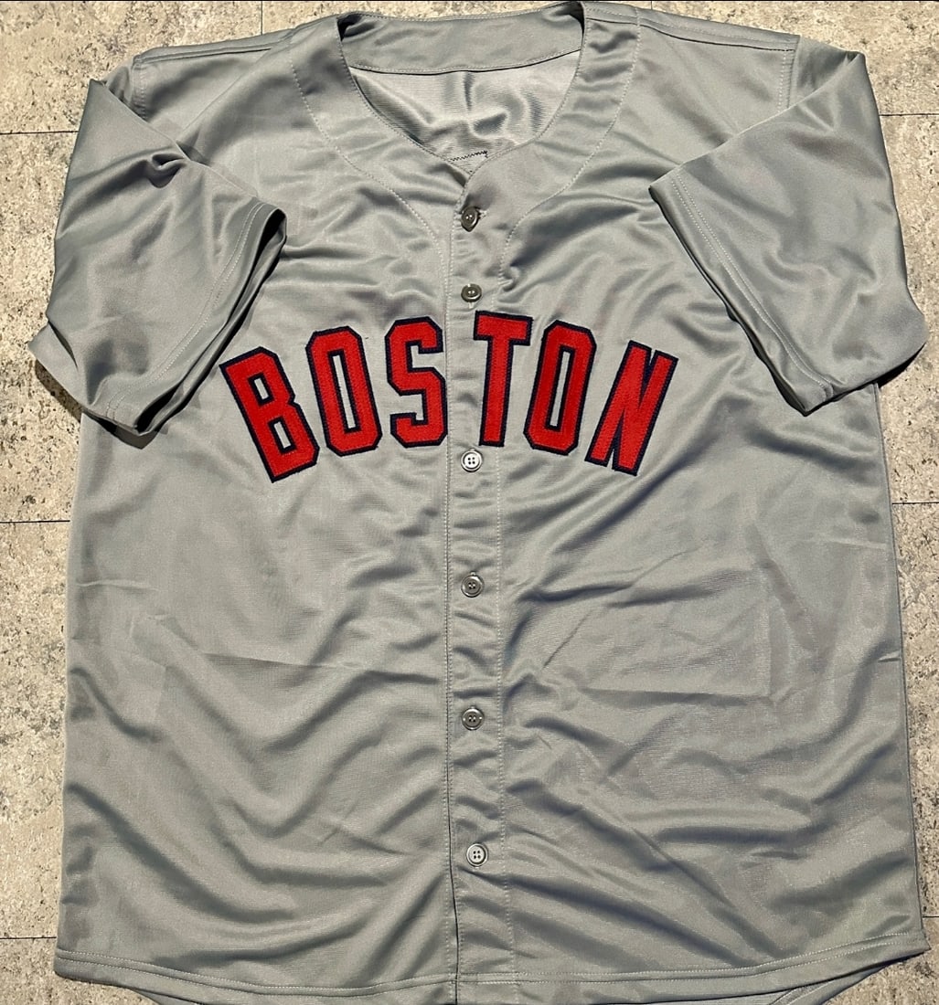 David Ortiz Boston Red Sox Autographed Custom Baseball Jersey coa - 3