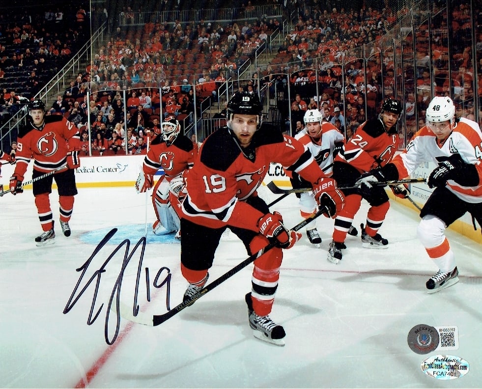 Travis Zajak New Jersey Devils Autographed 8x10 Photo Beckett Hologram: Travis Zajak New Jersey Devils Autographed 8x10 Photo Beckett Hologram (THERE IS NO COA CARDS WITH QR CODE HOLGRAMS - SCAN QR CODE WITH CAMERA ON YOUR PHONE OR TABLET TO VERIFY AUTHENTICITY) -