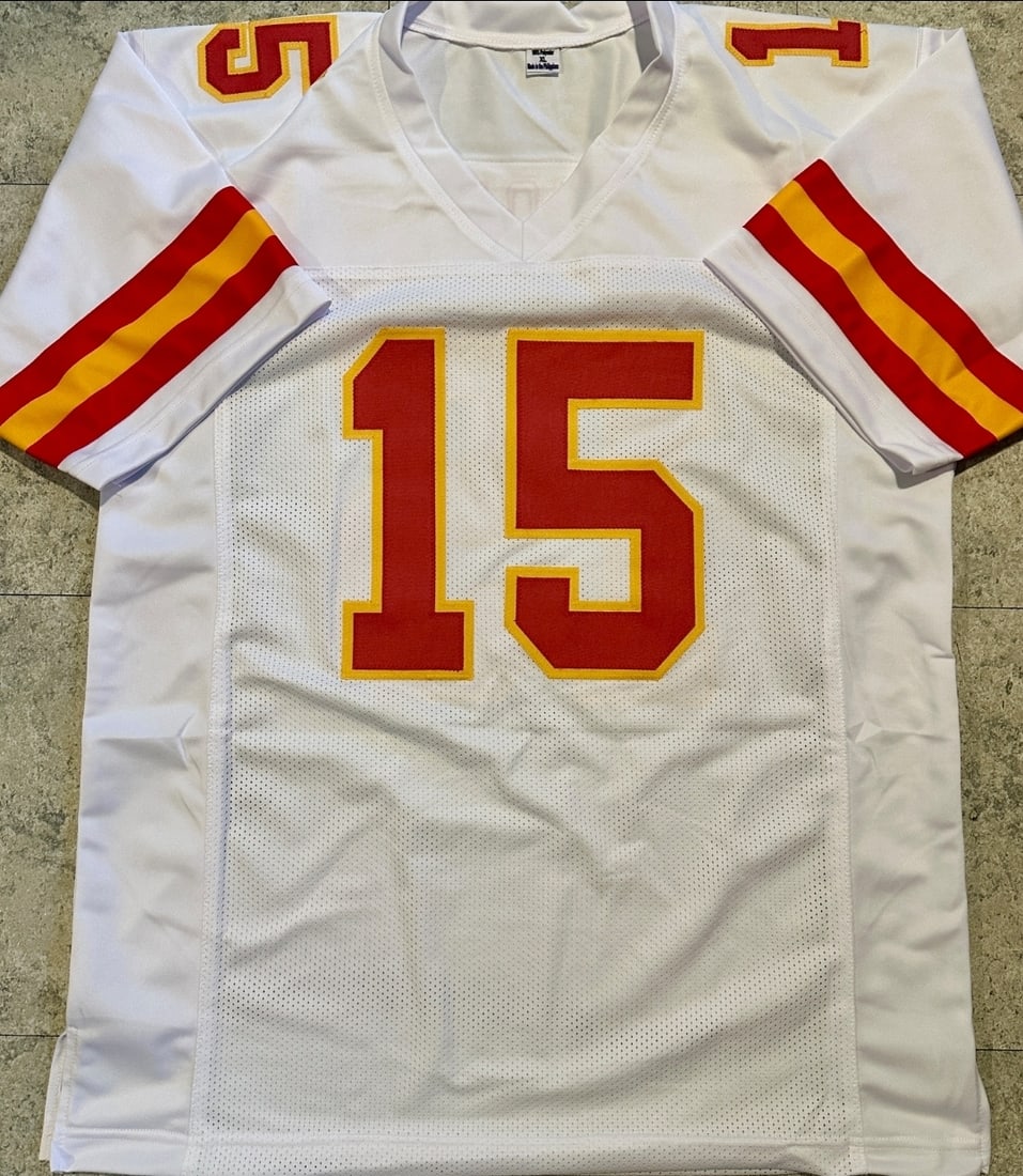 Patrick Mahomes Kansas City Chiefs Autographed Custom Football Jersey coa - 3