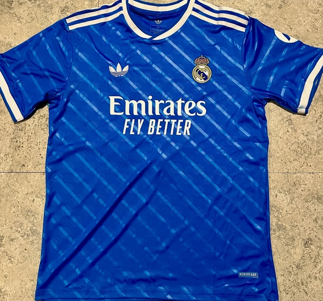 Kylian Mbappe Real Madrid Autographed 2025-26 Adidas 3rd Jersey coa - 3