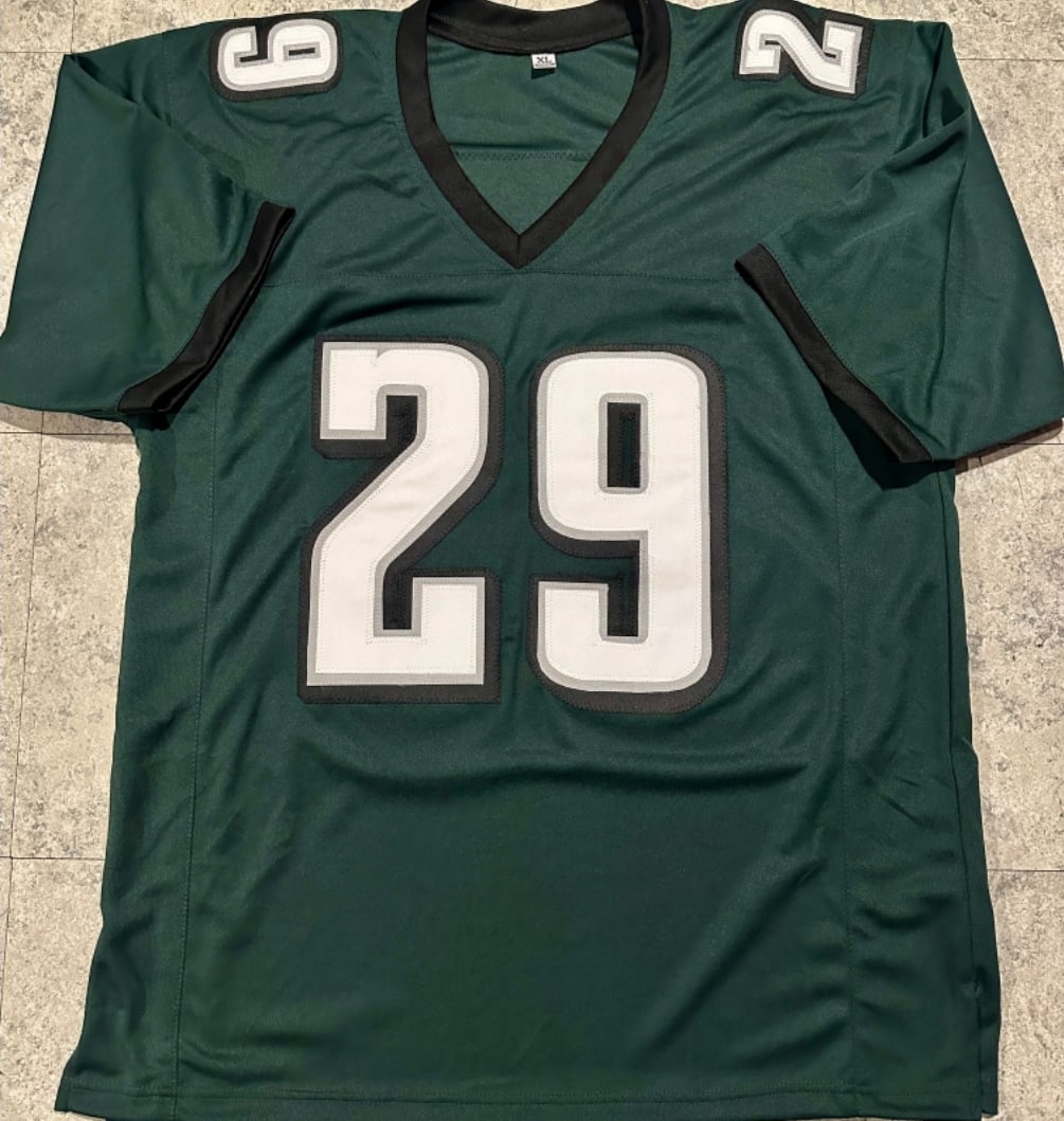 LeGarrette Blount Philadelphia Eagles Autographed Custom Football Jersey JSA Hologram - 3