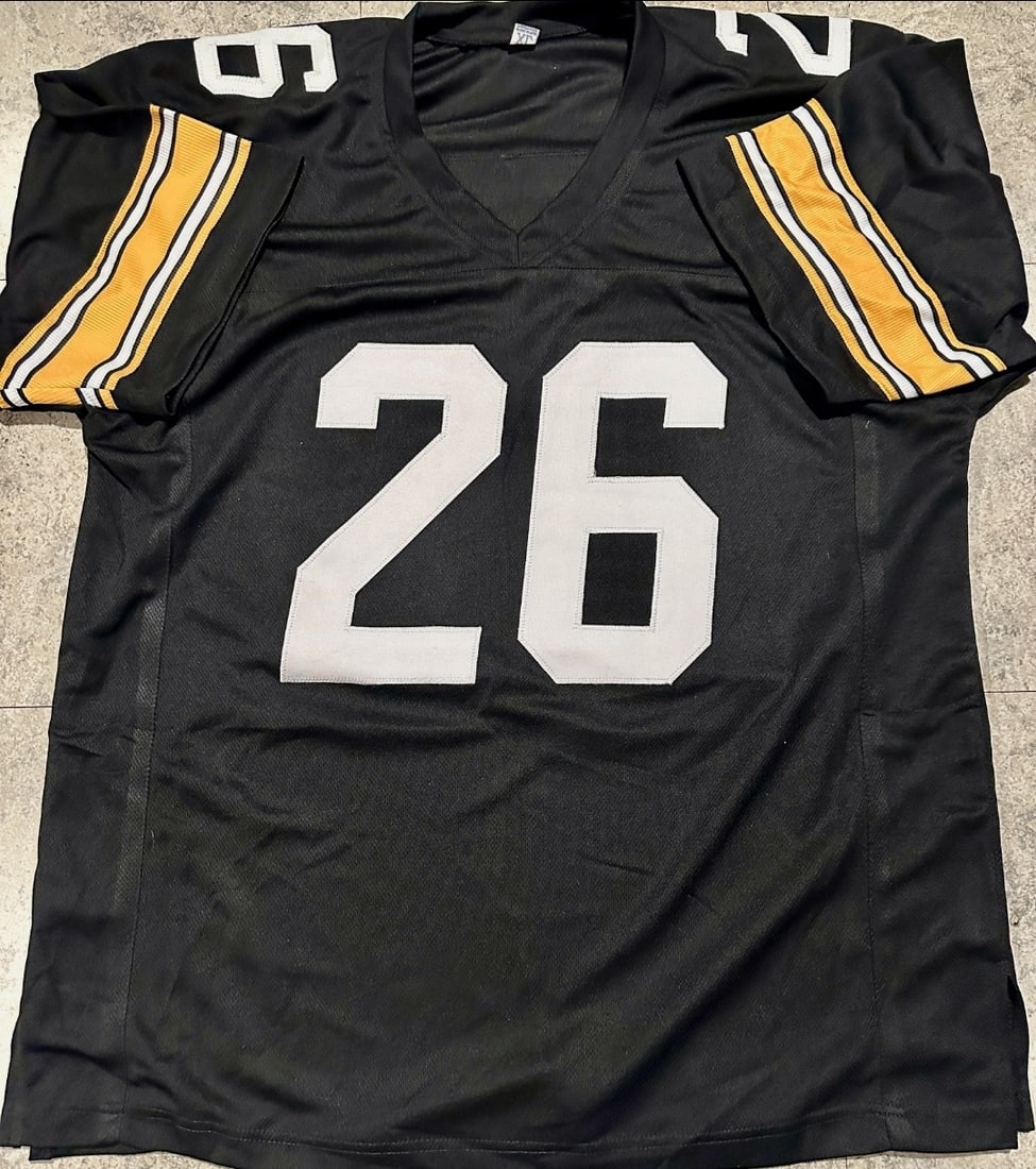 Le'Veon Bell Pittsburgh Steelers Autographed Custom Football Jersey Beckett Hologram - 3