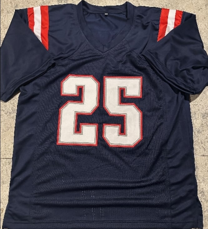 Marcus Jones New England Patriots Autographed Custom Football Jersey JSA Hologram - 3